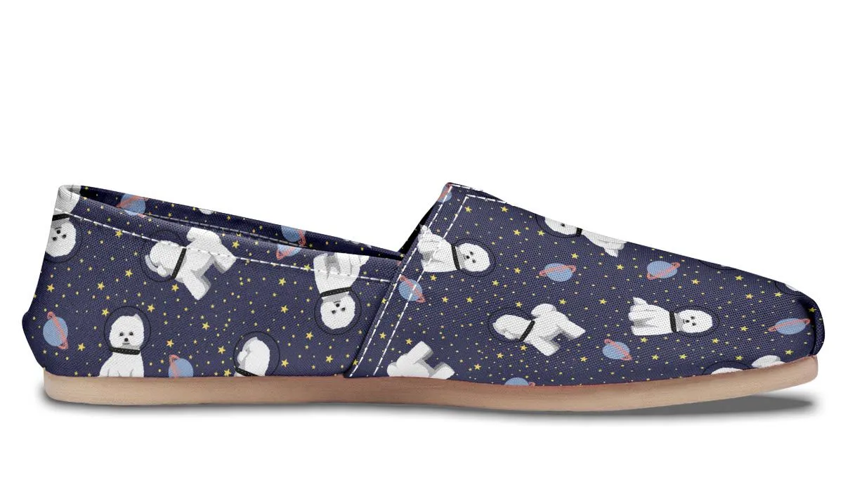Space Bichon Frise Casual Shoes