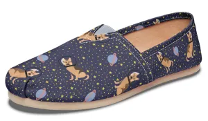 Space German Shepherd Casual Shoes