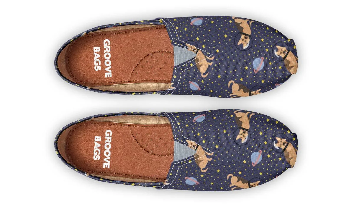 Space German Shepherd Casual Shoes