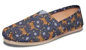 Space Golden Retriever Casual Shoes