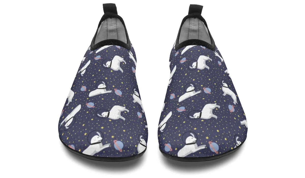 Space Great Pyrenees Aqua Barefoot Shoes