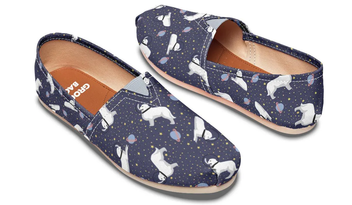 Space Great Pyrenees Casual Shoes