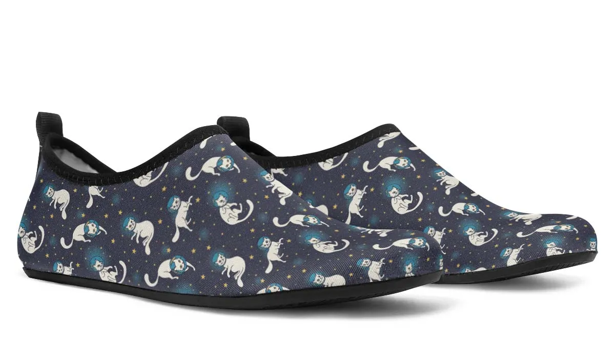 Space Kitty Aqua Barefoot Shoes