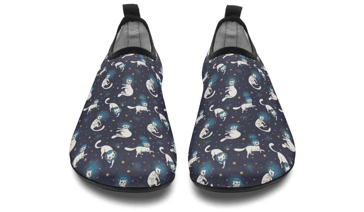 Space Kitty Aqua Barefoot Shoes