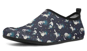Space Kitty Aqua Barefoot Shoes