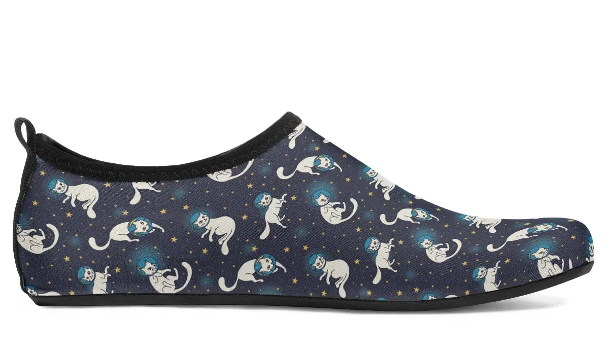 Space Kitty Aqua Barefoot Shoes