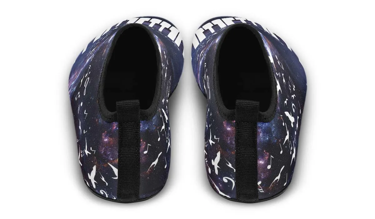 Space Piano Aqua Barefoot Shoes
