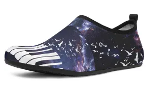 Space Piano Aqua Barefoot Shoes