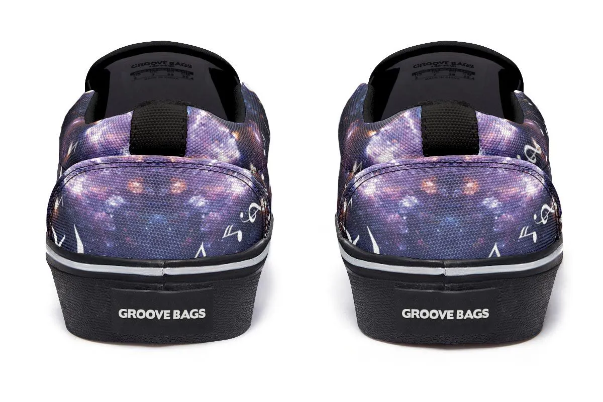 Space Piano Slip-On Shoes
