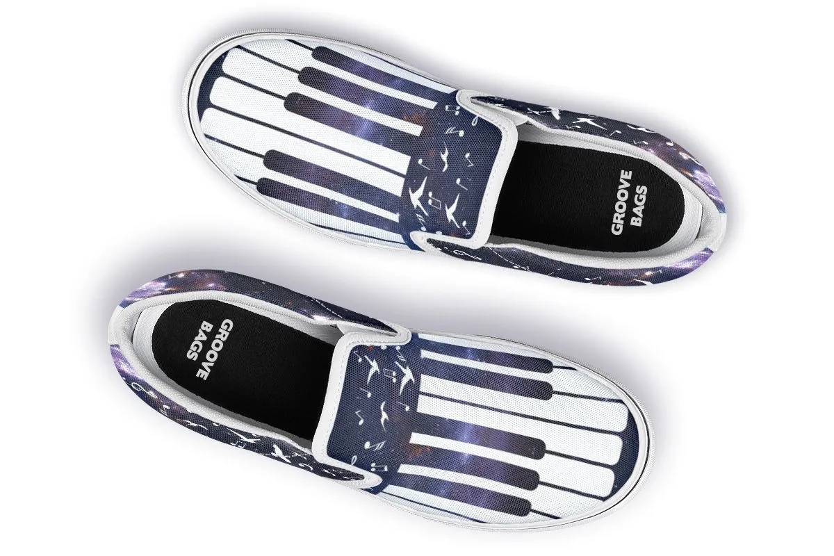 Space Piano Slip-On Shoes
