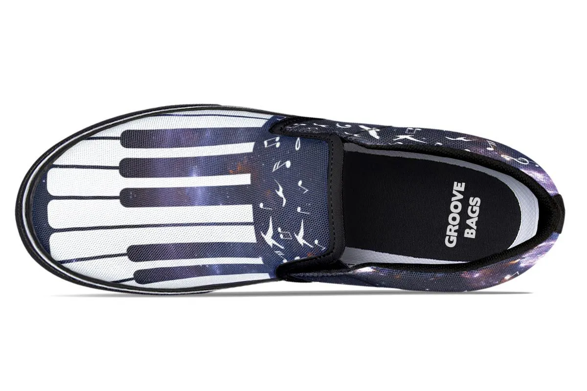 Space Piano Slip-On Shoes