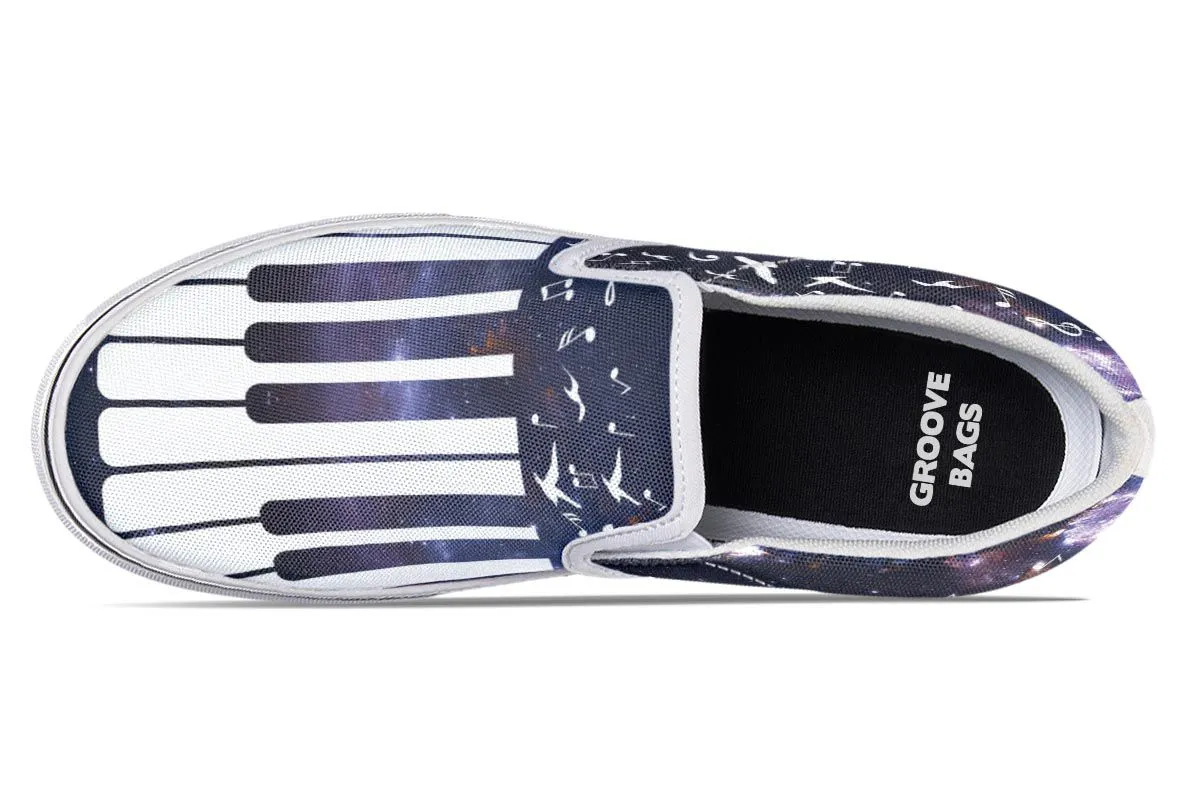 Space Piano Slip-On Shoes