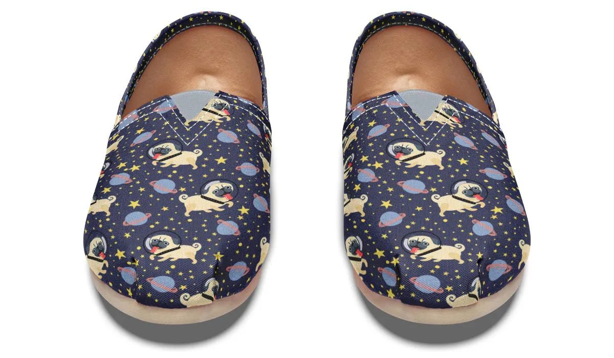 Space Pug Casual Shoes
