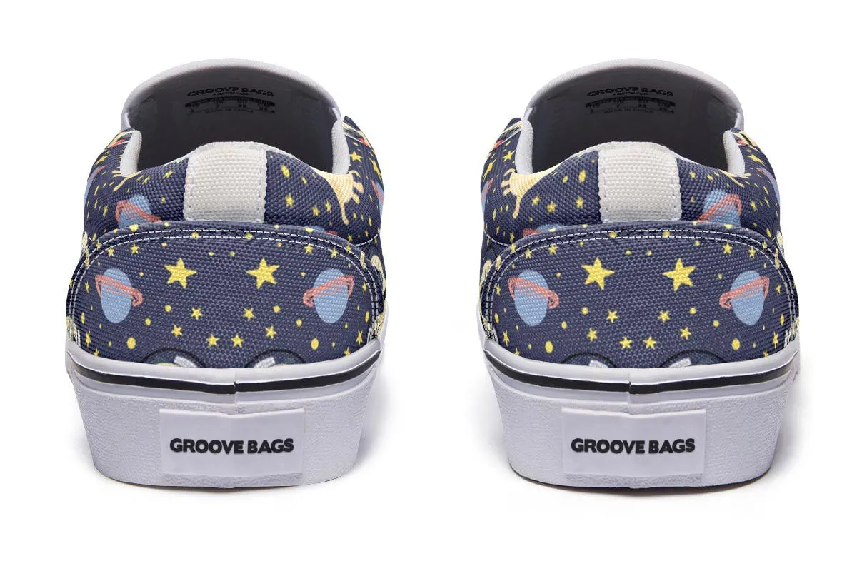 Space Pug Slip-On Shoes