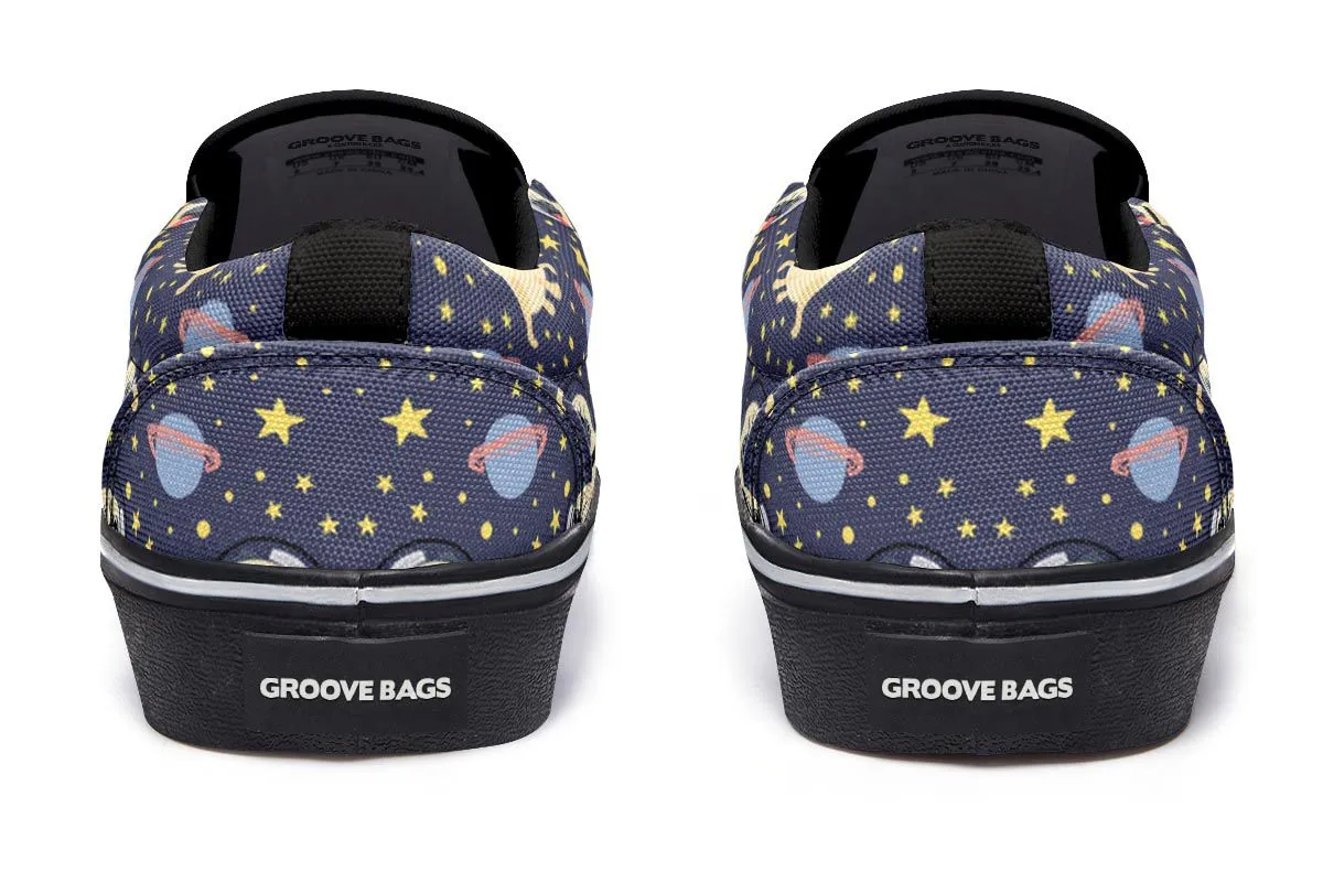 Space Pug Slip-On Shoes