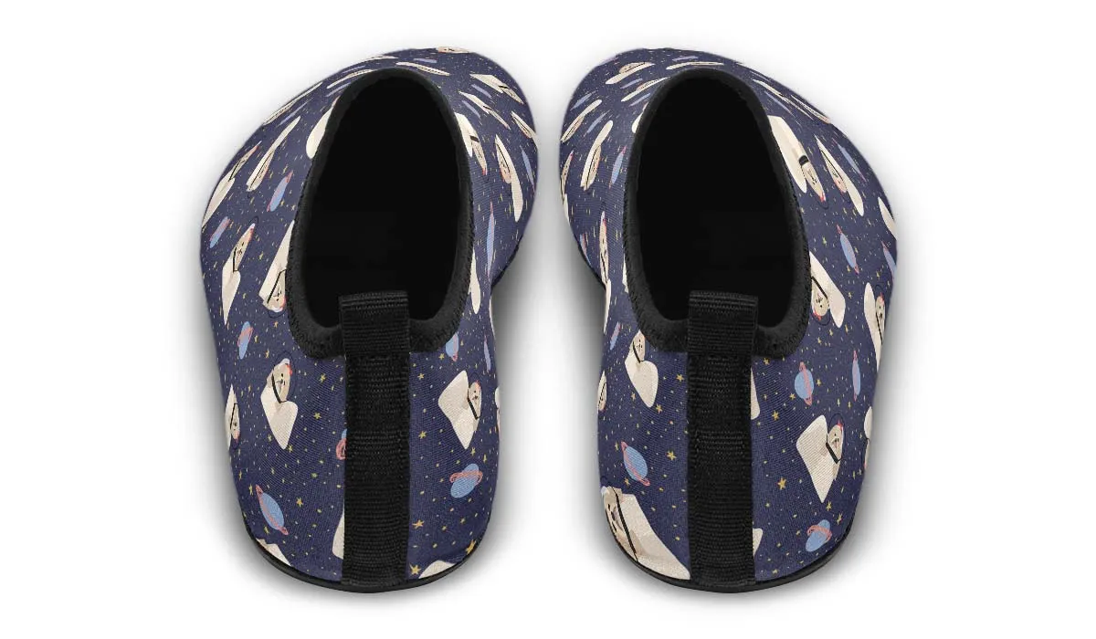 Space Shih Tzu Aqua Barefoot Shoes