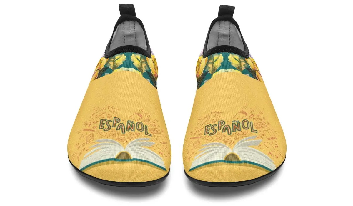 Spanish Book Aqua Barefoot Shoes