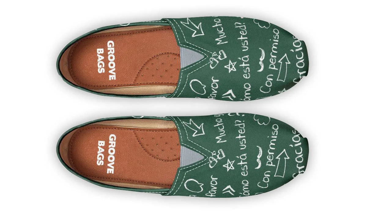 Spanish Chalkboard Casual Shoes