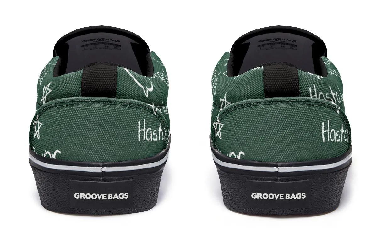 Spanish Chalkboard Slip-On Shoes