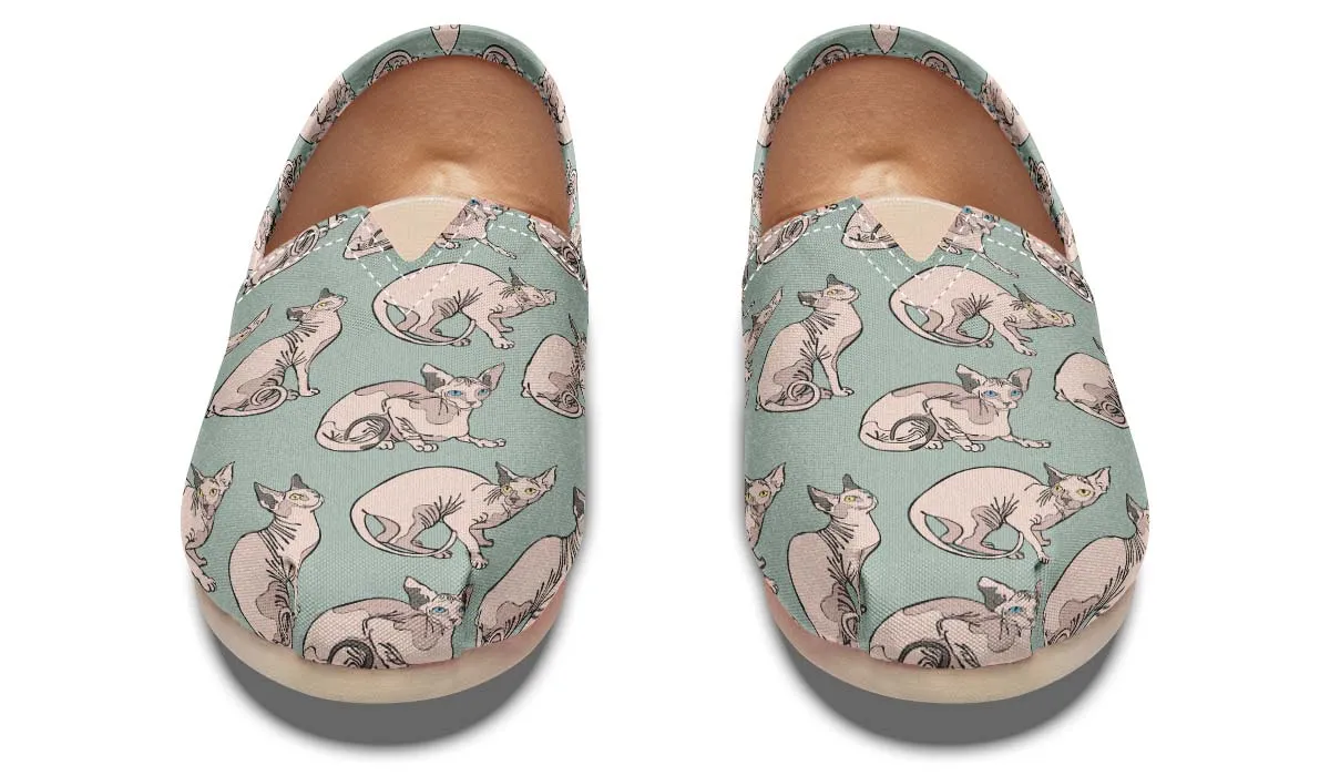 Sphynx Pattern Casual Shoes