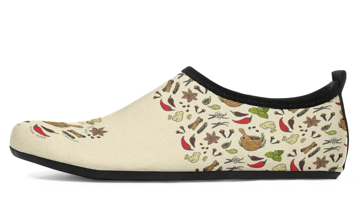 Spices Herbs Aqua Barefoot Shoes