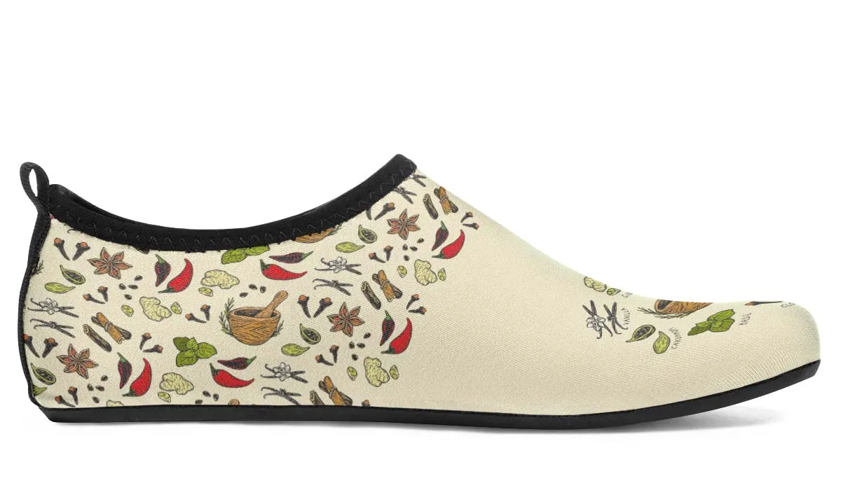 Spices Herbs Aqua Barefoot Shoes