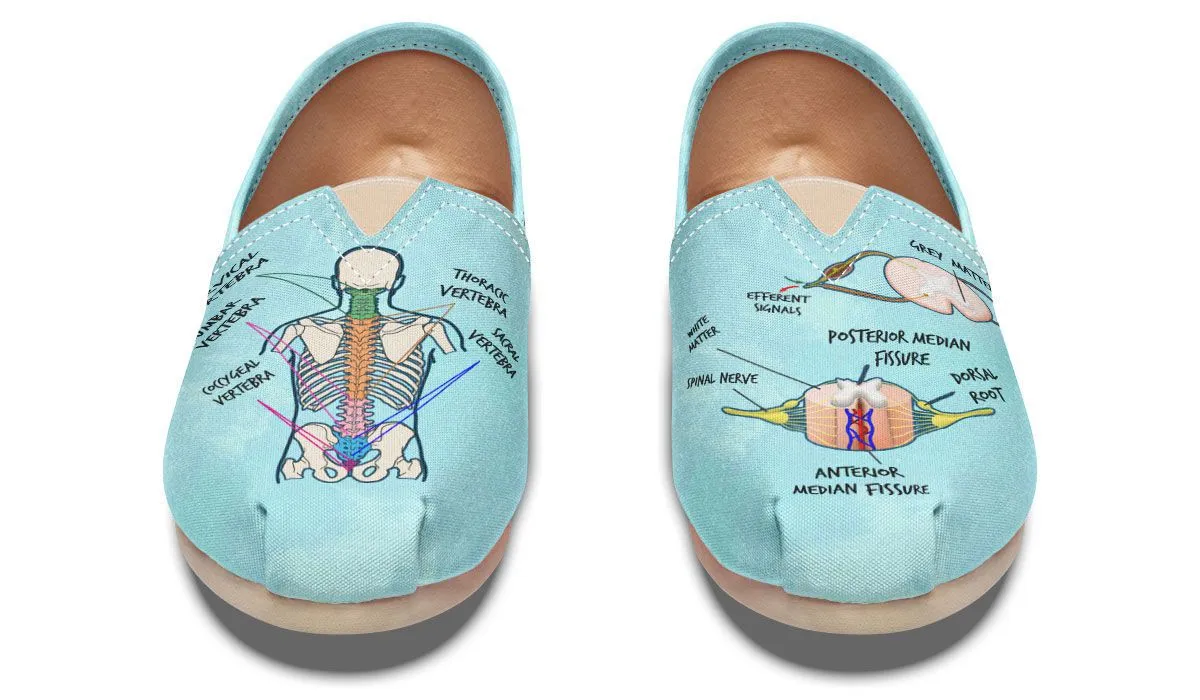 Spine Diagram Casual Shoes