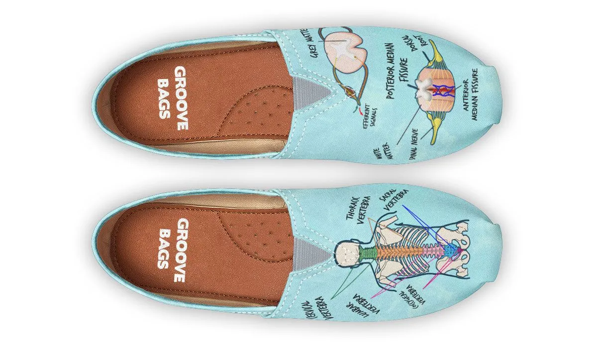 Spine Diagram Casual Shoes
