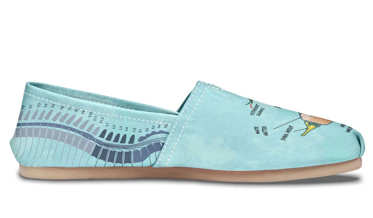 Spine Diagram Casual Shoes