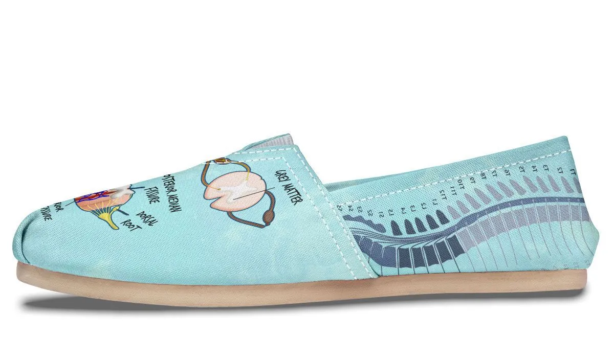 Spine Diagram Casual Shoes