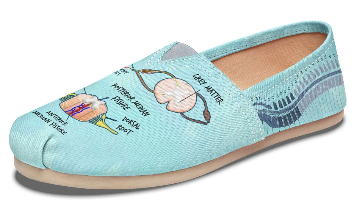 Spine Diagram Casual Shoes