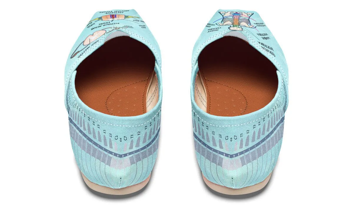 Spine Diagram Casual Shoes