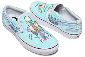 Spine Diagram Slip-On Shoes