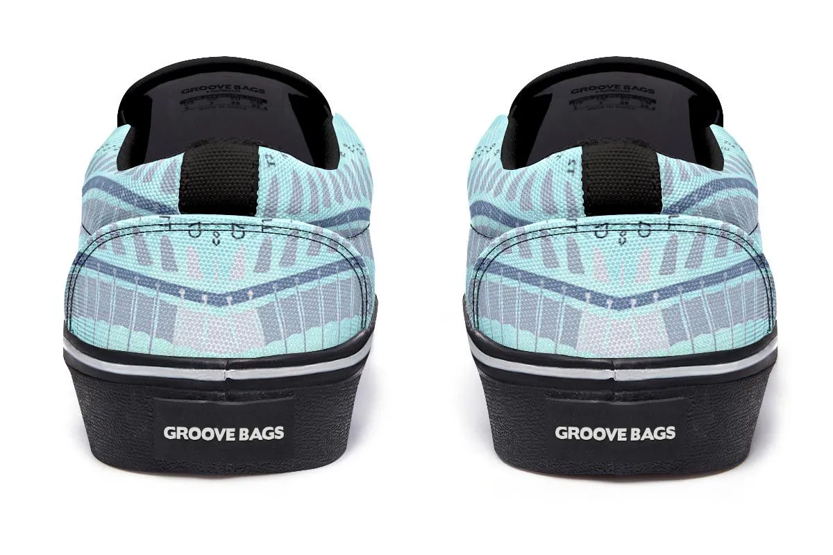 Spine Diagram Slip-On Shoes