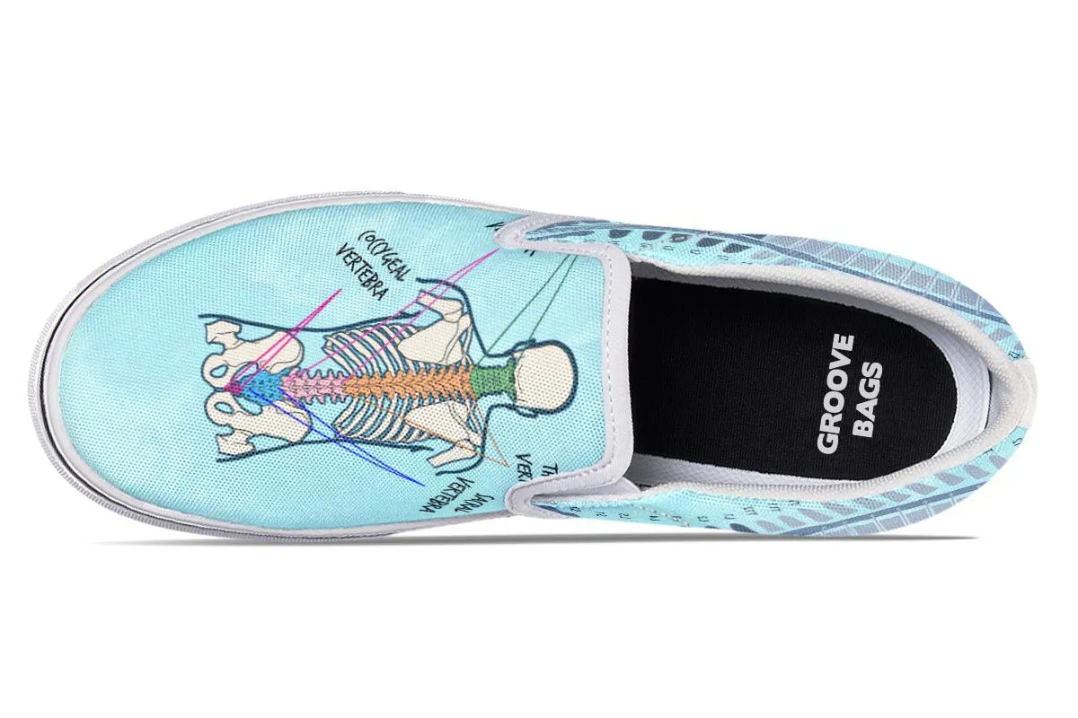 Spine Diagram Slip-On Shoes