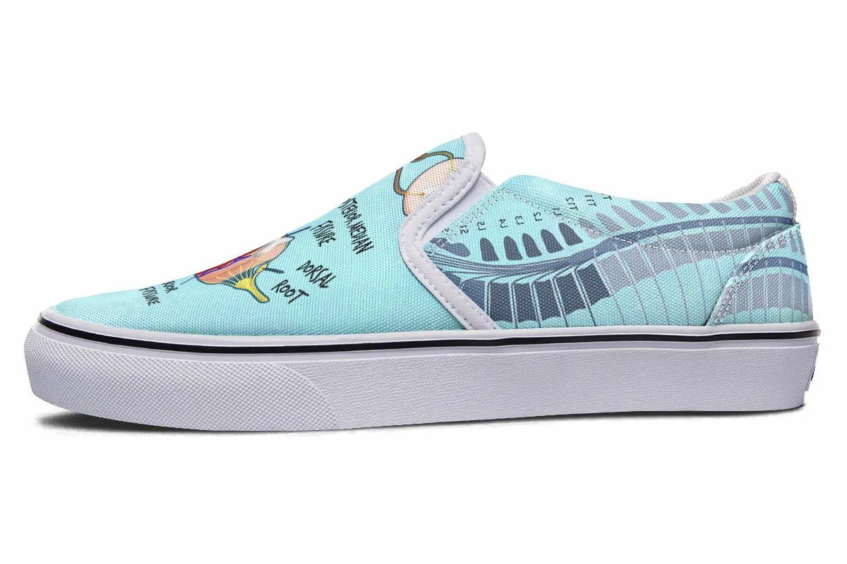 Spine Diagram Slip-On Shoes