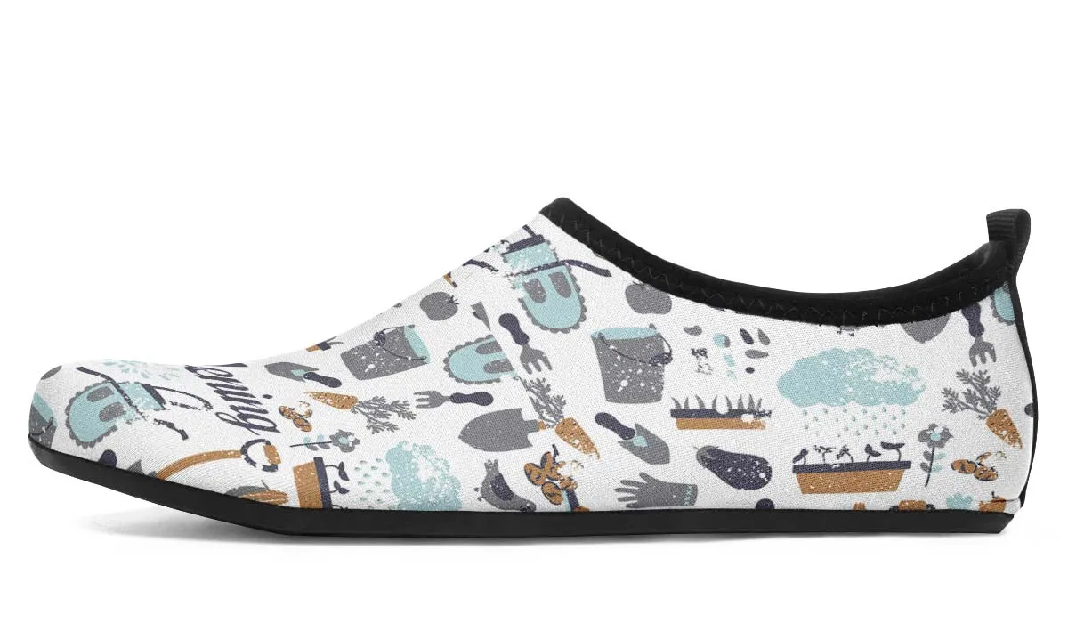 Splatter Gardening Aqua Barefoot Shoes