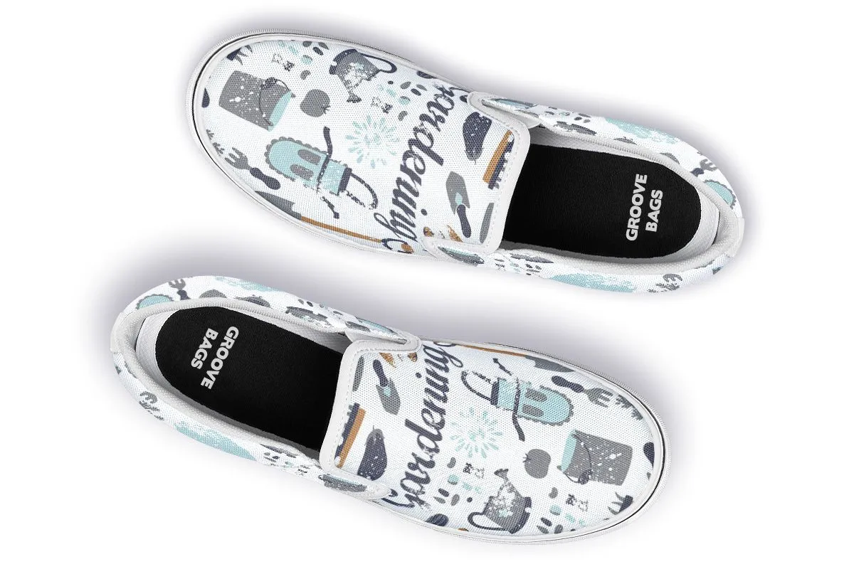 Splatter Gardening Slip-On Shoes