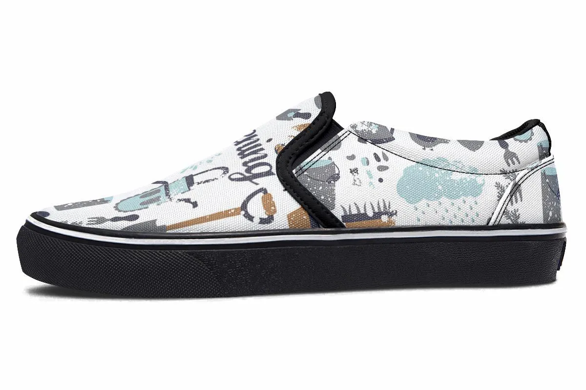 Splatter Gardening Slip-On Shoes