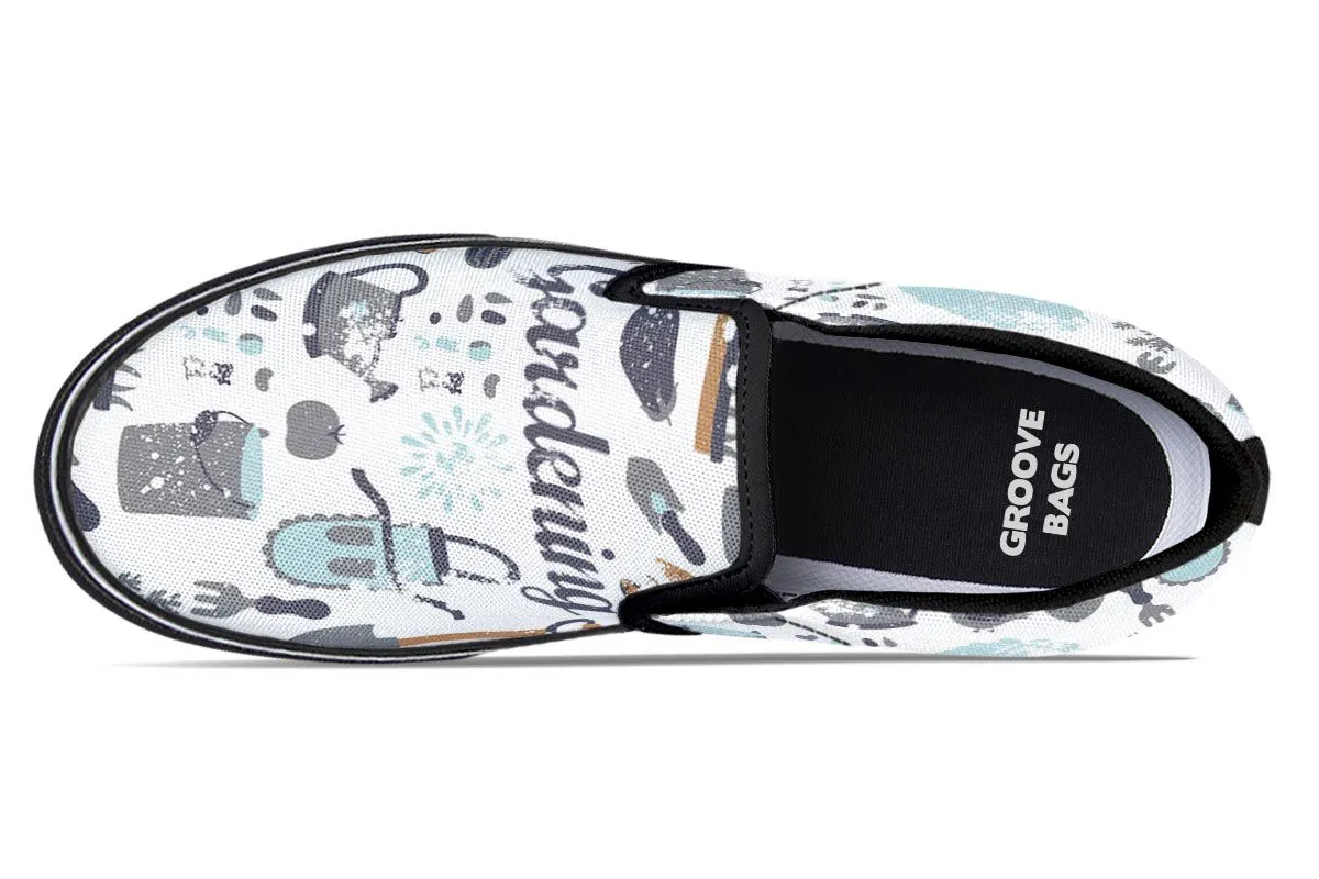 Splatter Gardening Slip-On Shoes