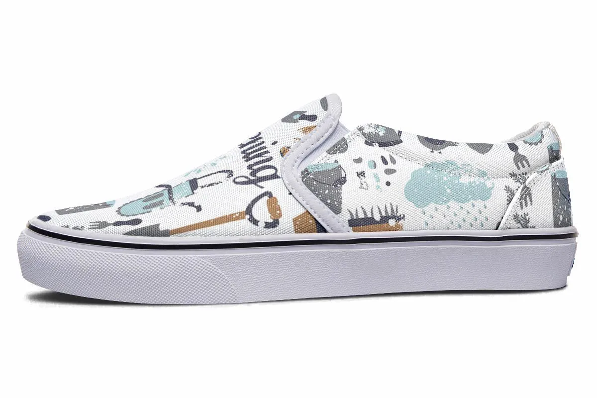 Splatter Gardening Slip-On Shoes