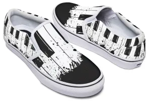 Splatter Piano Slip-On Shoes