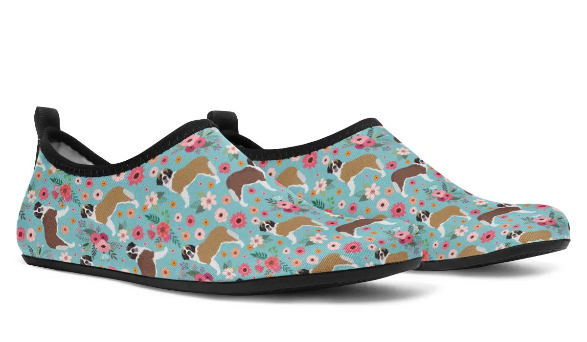 St. Bernard Flower Aqua Barefoot Shoes