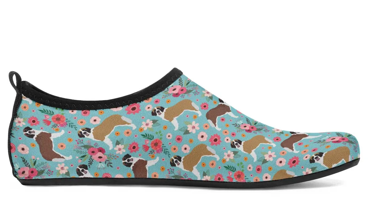 St. Bernard Flower Aqua Barefoot Shoes