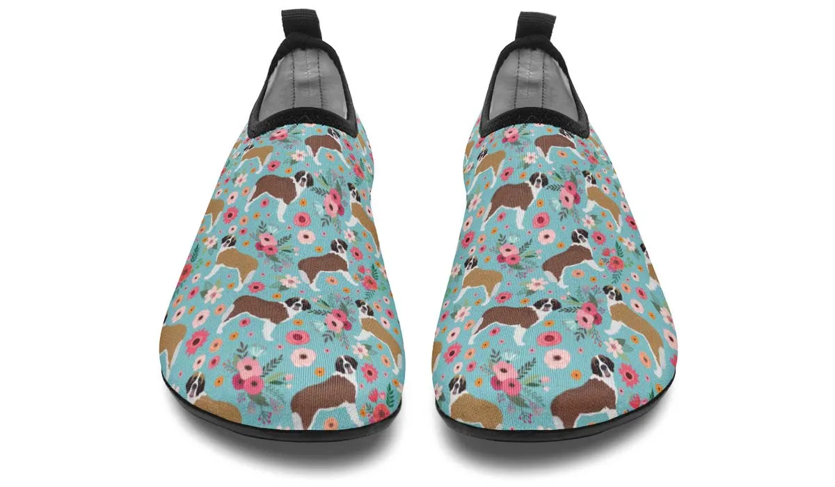 St. Bernard Flower Aqua Barefoot Shoes