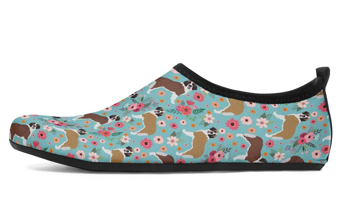 St. Bernard Flower Aqua Barefoot Shoes