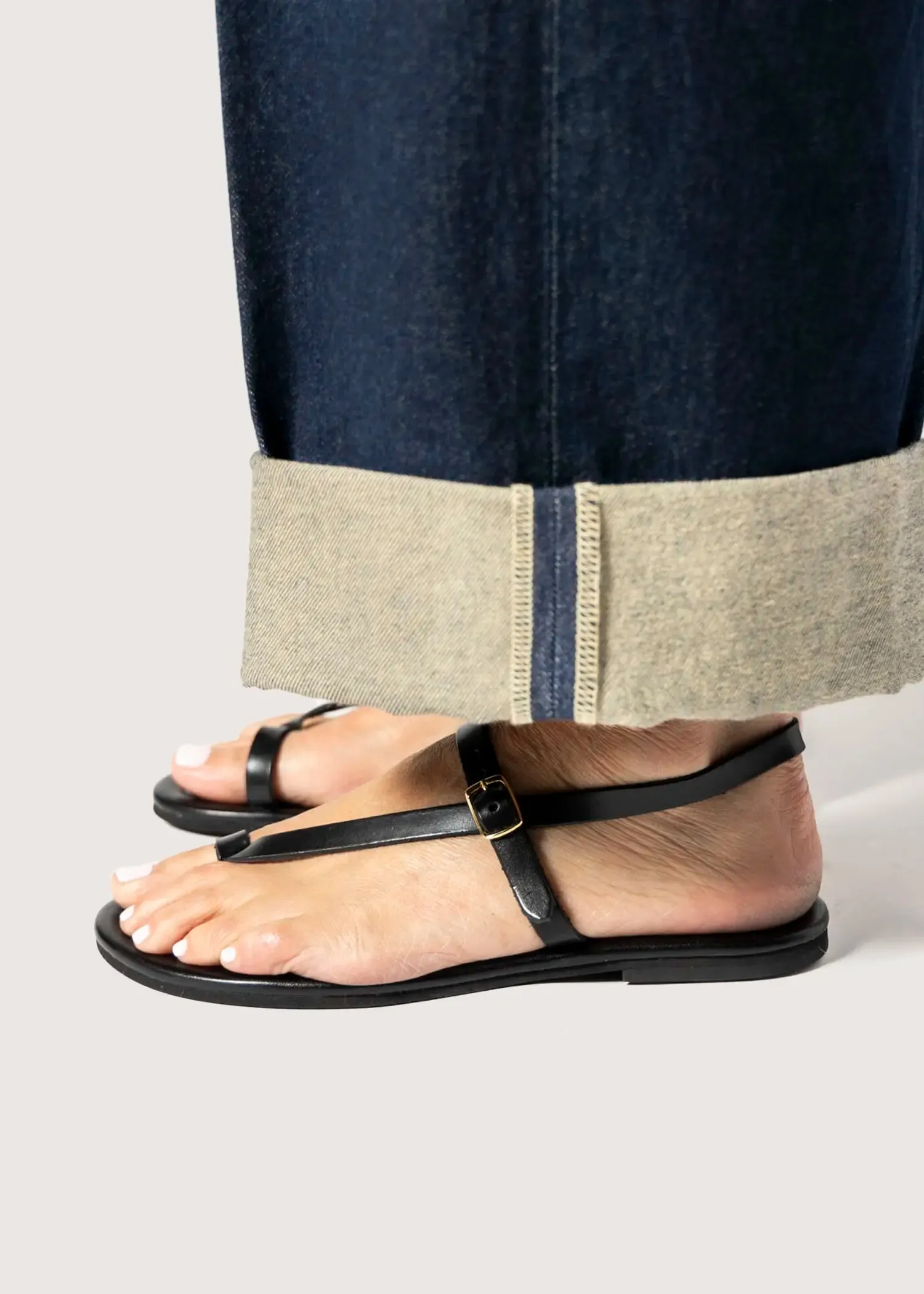 Strappy Leather Sandal