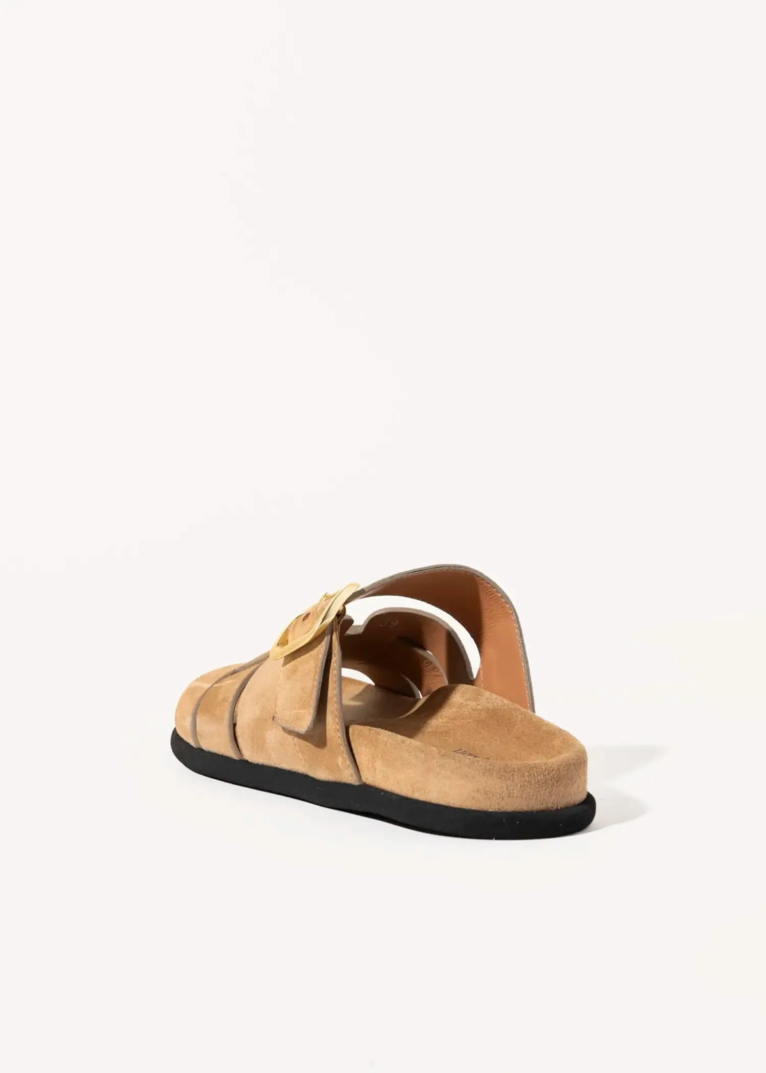 Suede Slide Sandal