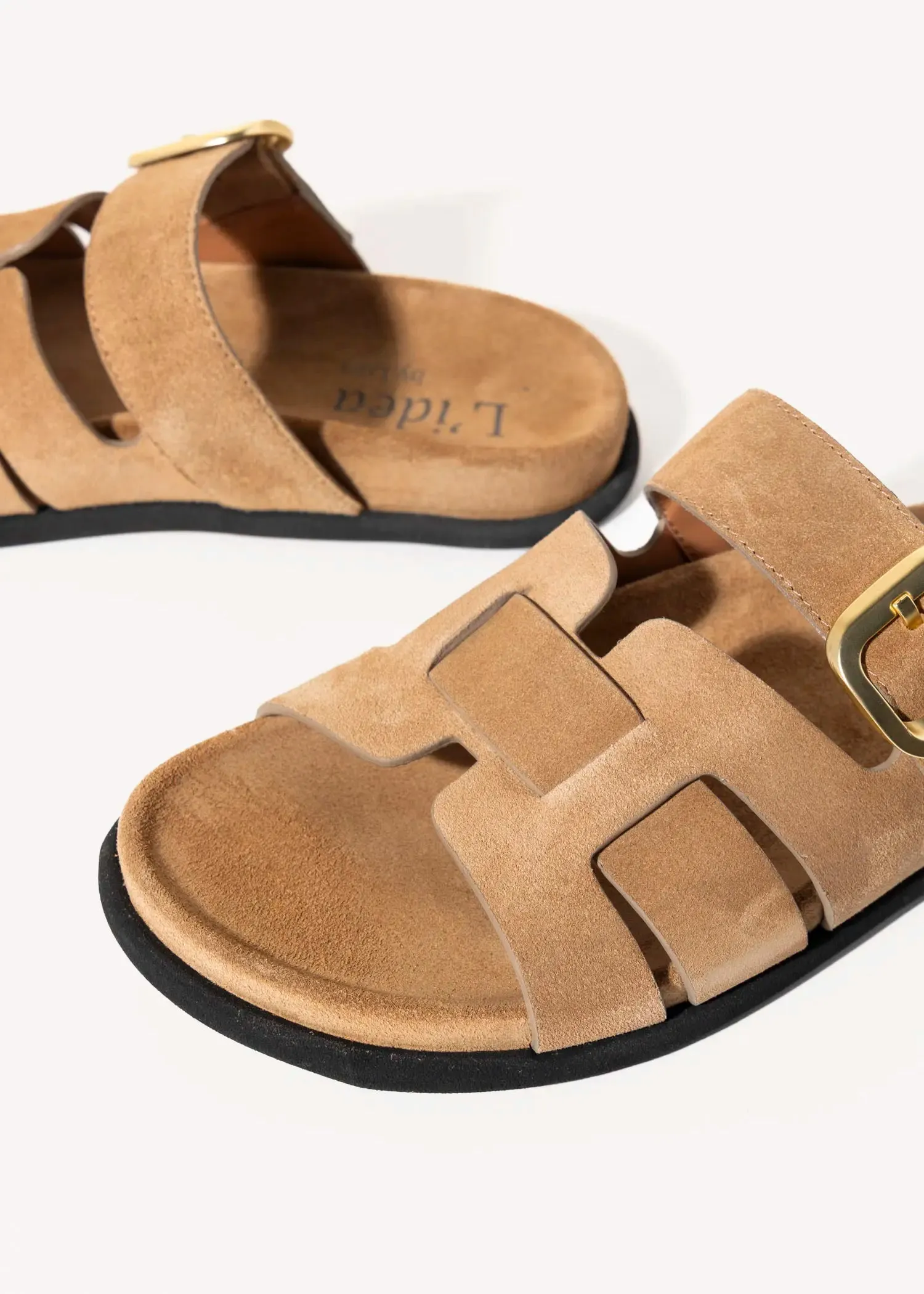 Suede Slide Sandal
