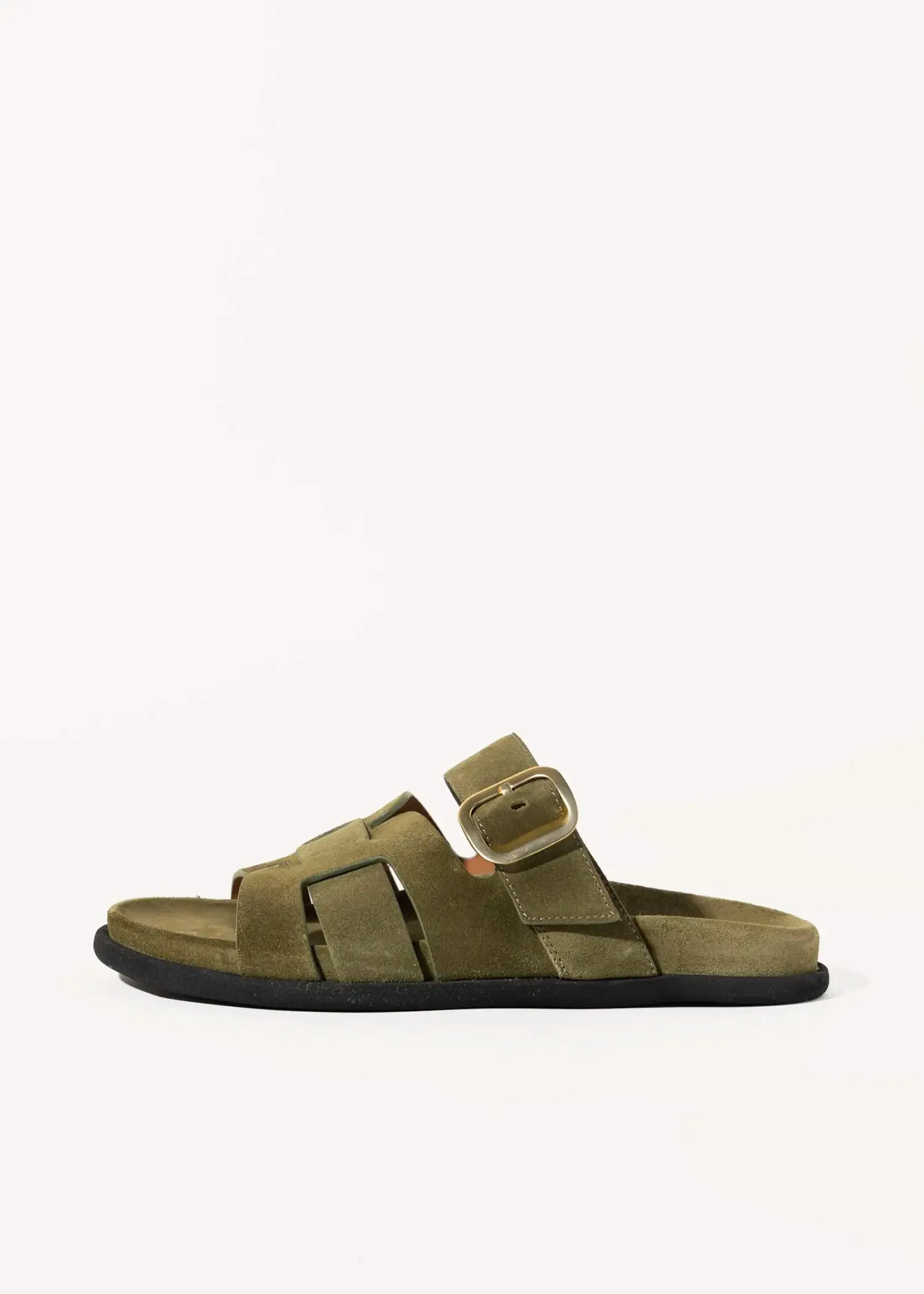 Suede Slide Sandal
